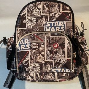 Pottery Barn Kids Star Wars Comic Backpack - Black and White